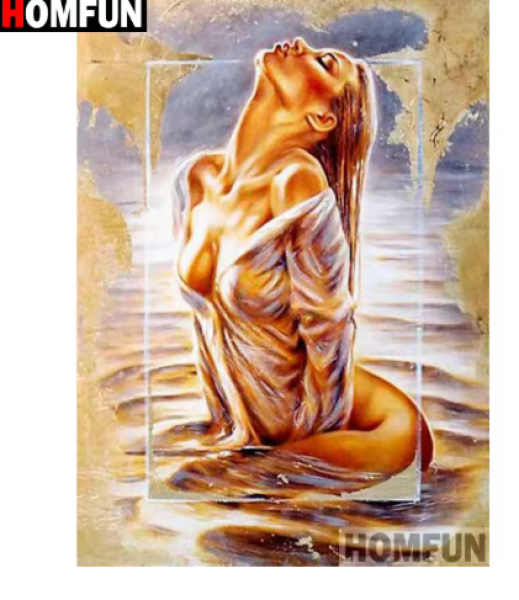 Diamond Painting Verführerische Ausstrahlung einer Frau